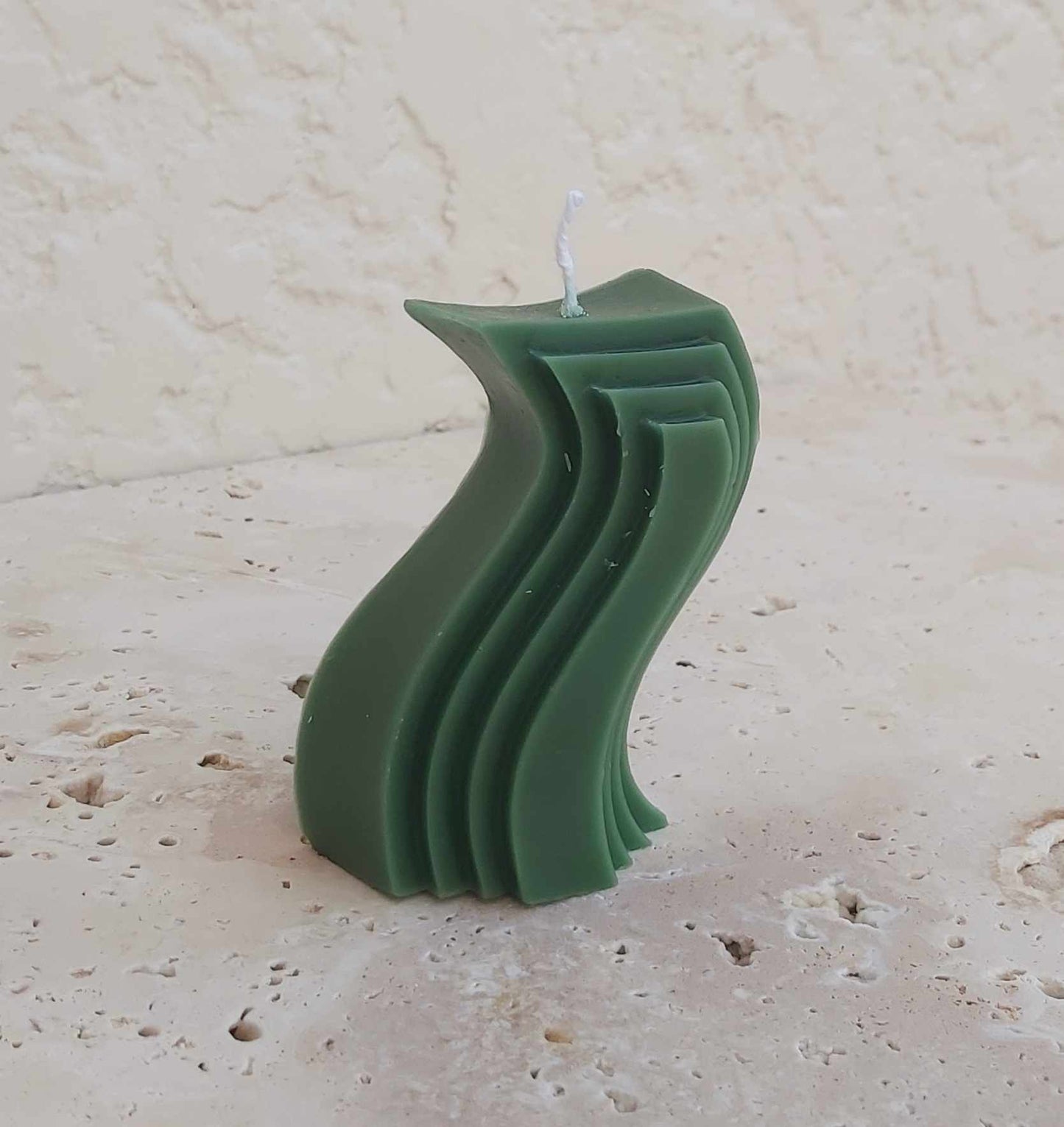 xSculptural Candle - Wave Pillar