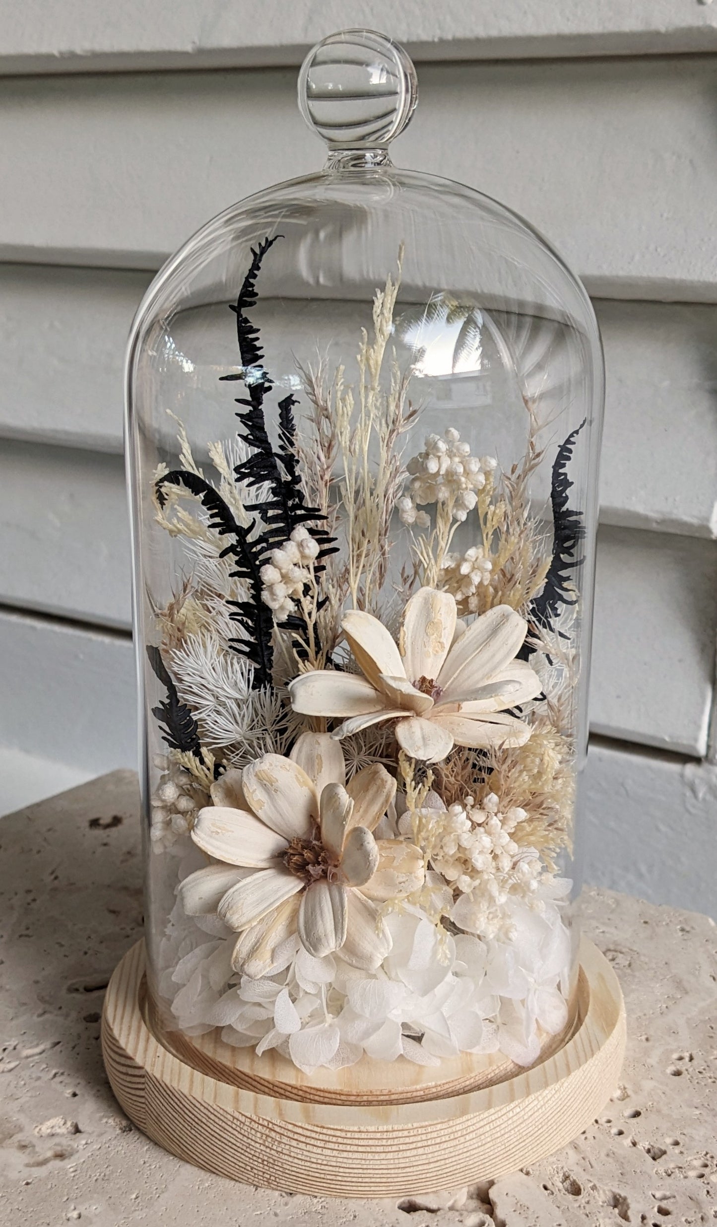 Dried Floral Cloche LEWIS (LOCAL DELIVERY ONLY)