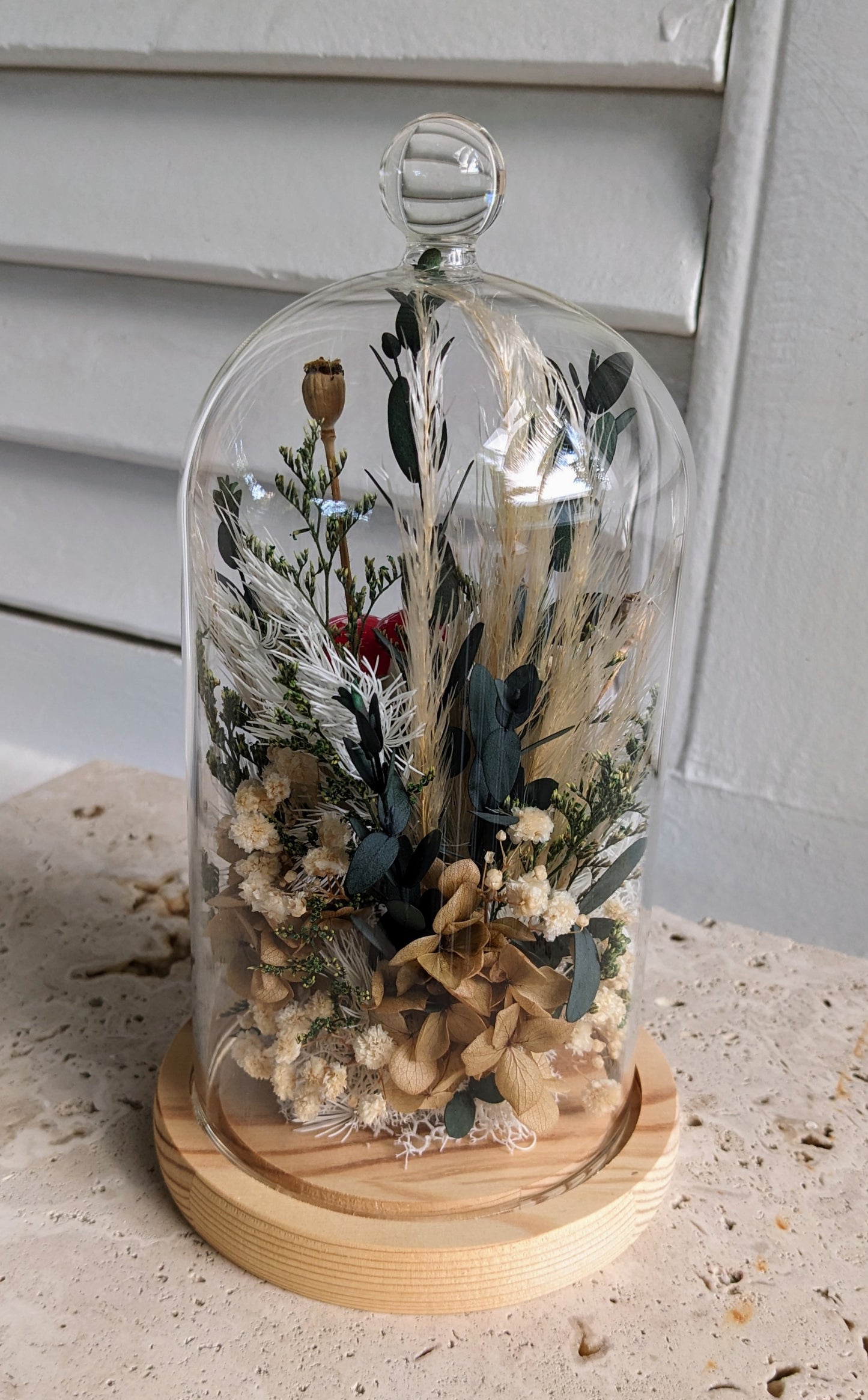 Dried Floral Cloche FAE (LOCAL DELIVERY ONLY)