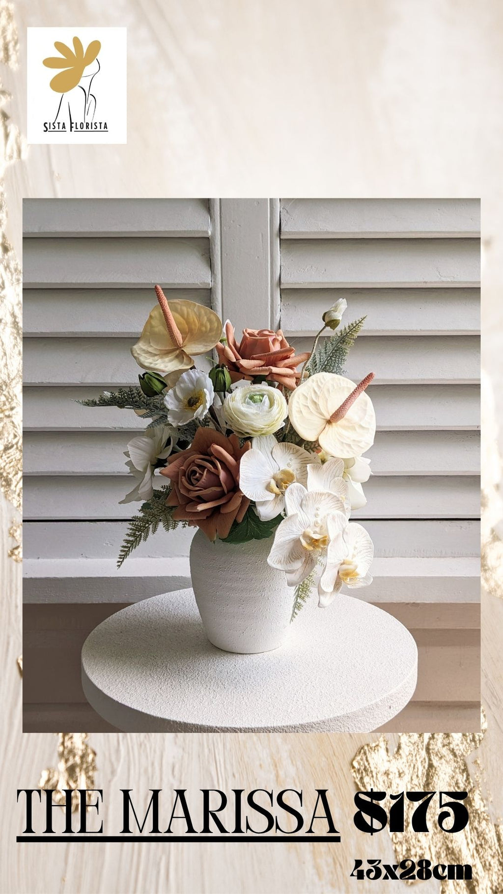 Arrangement MARISSA - (LOCAL DELIVERY ONLY)