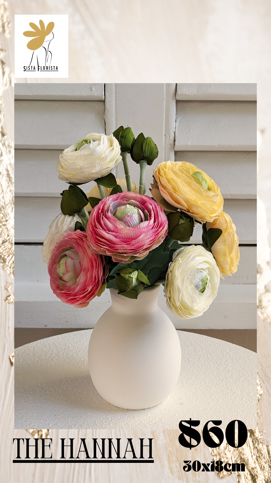 Arrangement HANNAH - (LOCAL DELIVERY ONLY)