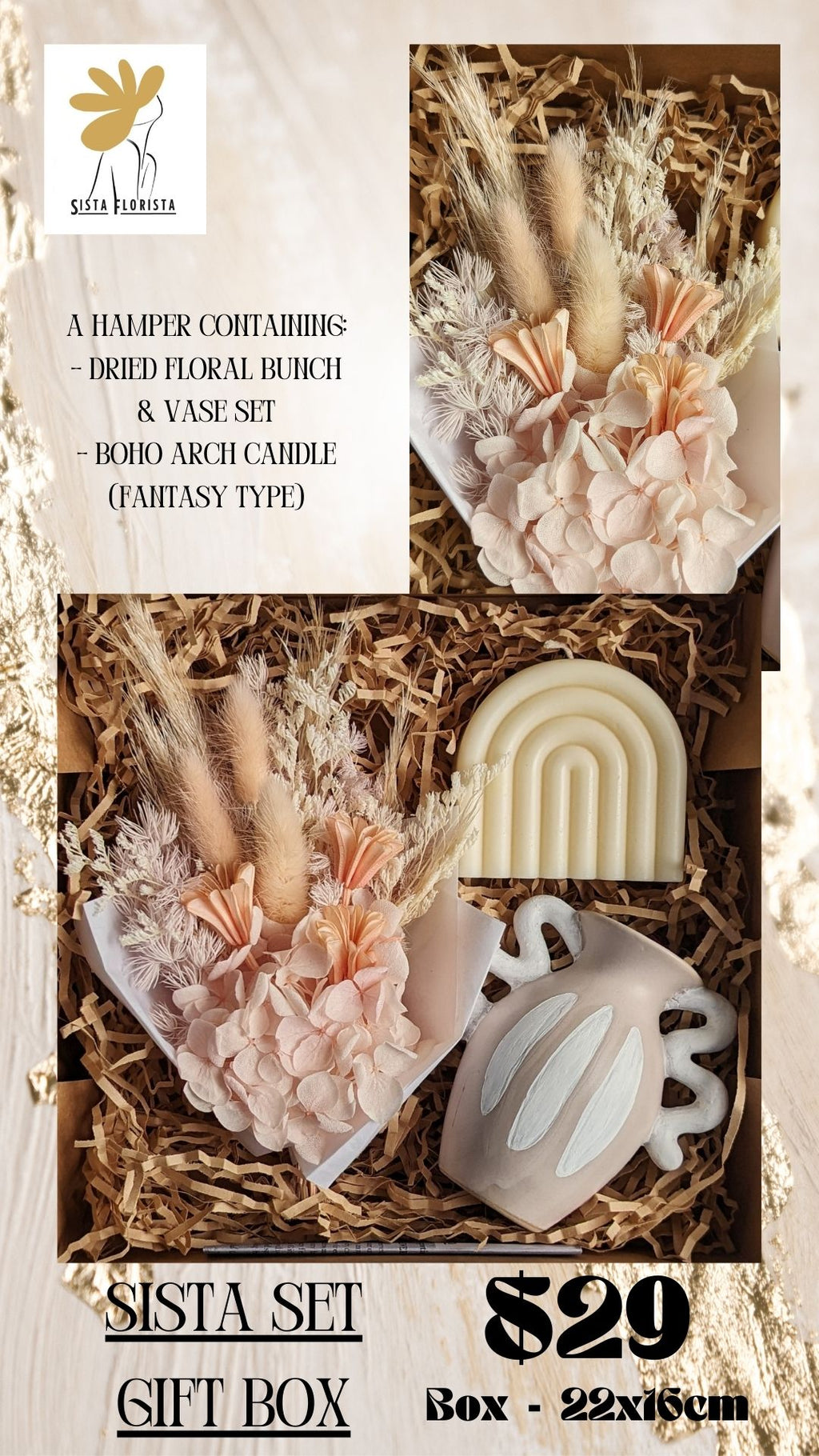 Sista Set Gift Box - Pale Pink