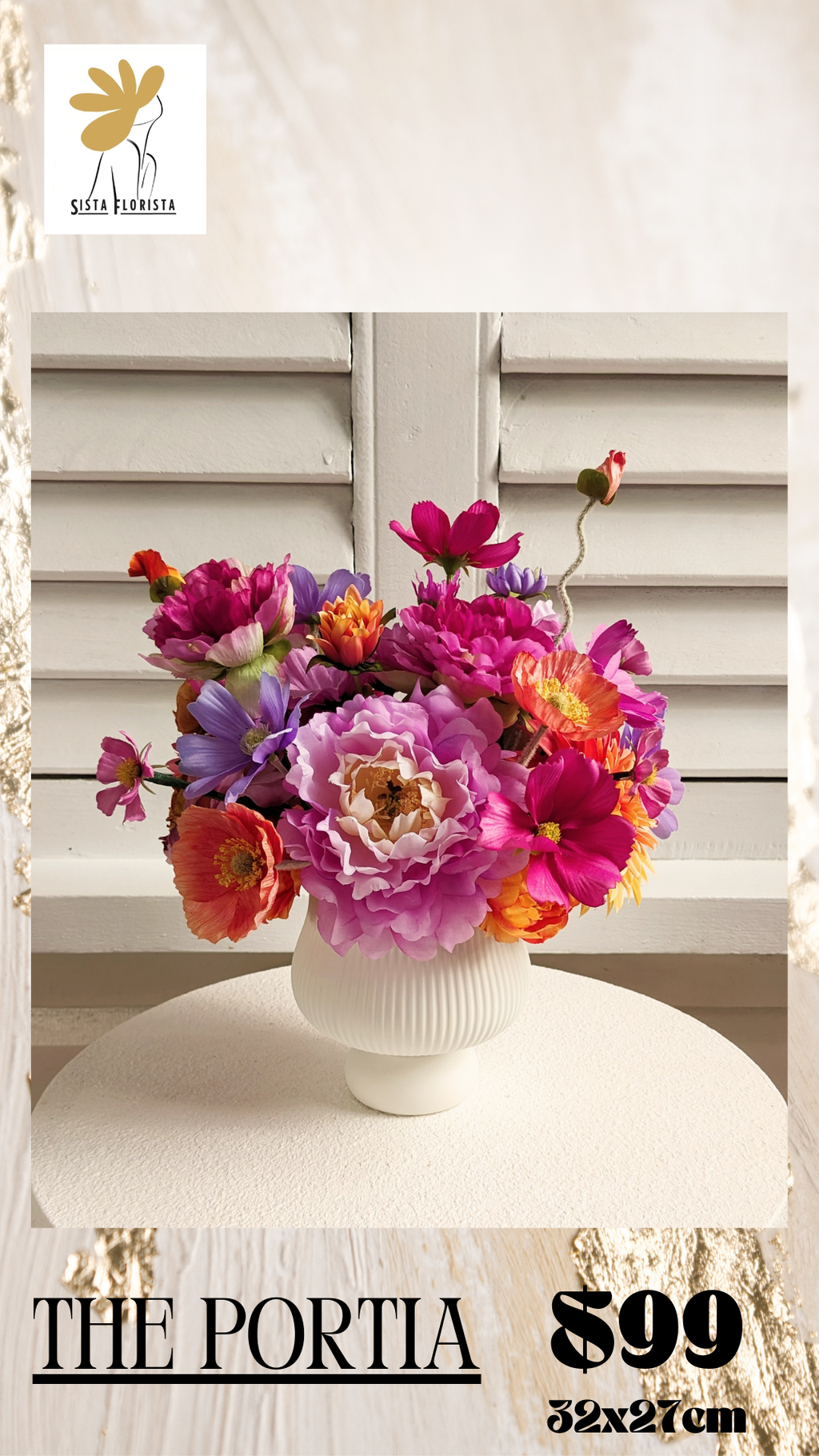 Arrangement PORTIA - (LOCAL DELIVERY ONLY)