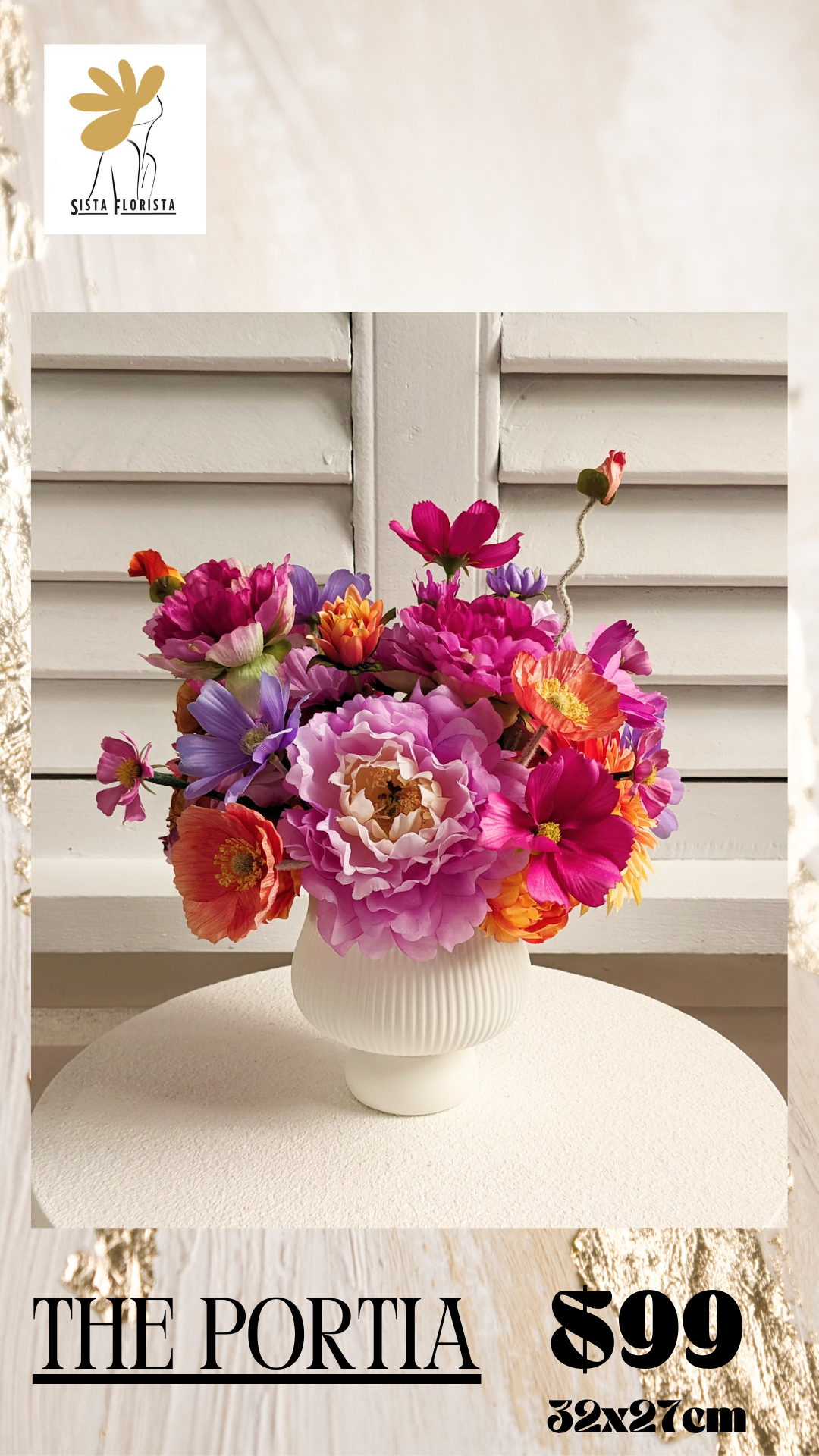 Arrangement PORTIA - (LOCAL DELIVERY ONLY)