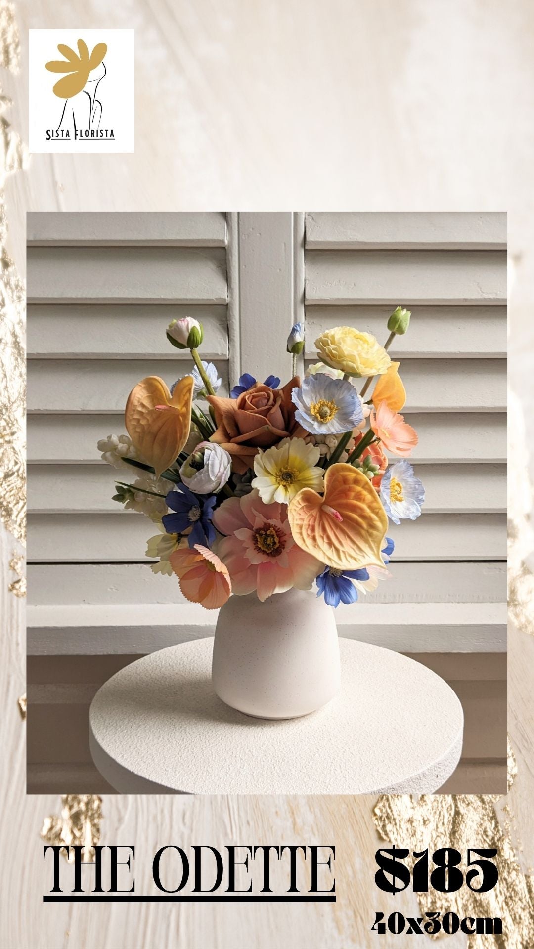 Arrangement ODETTE - (LOCAL DELIVERY ONLY)