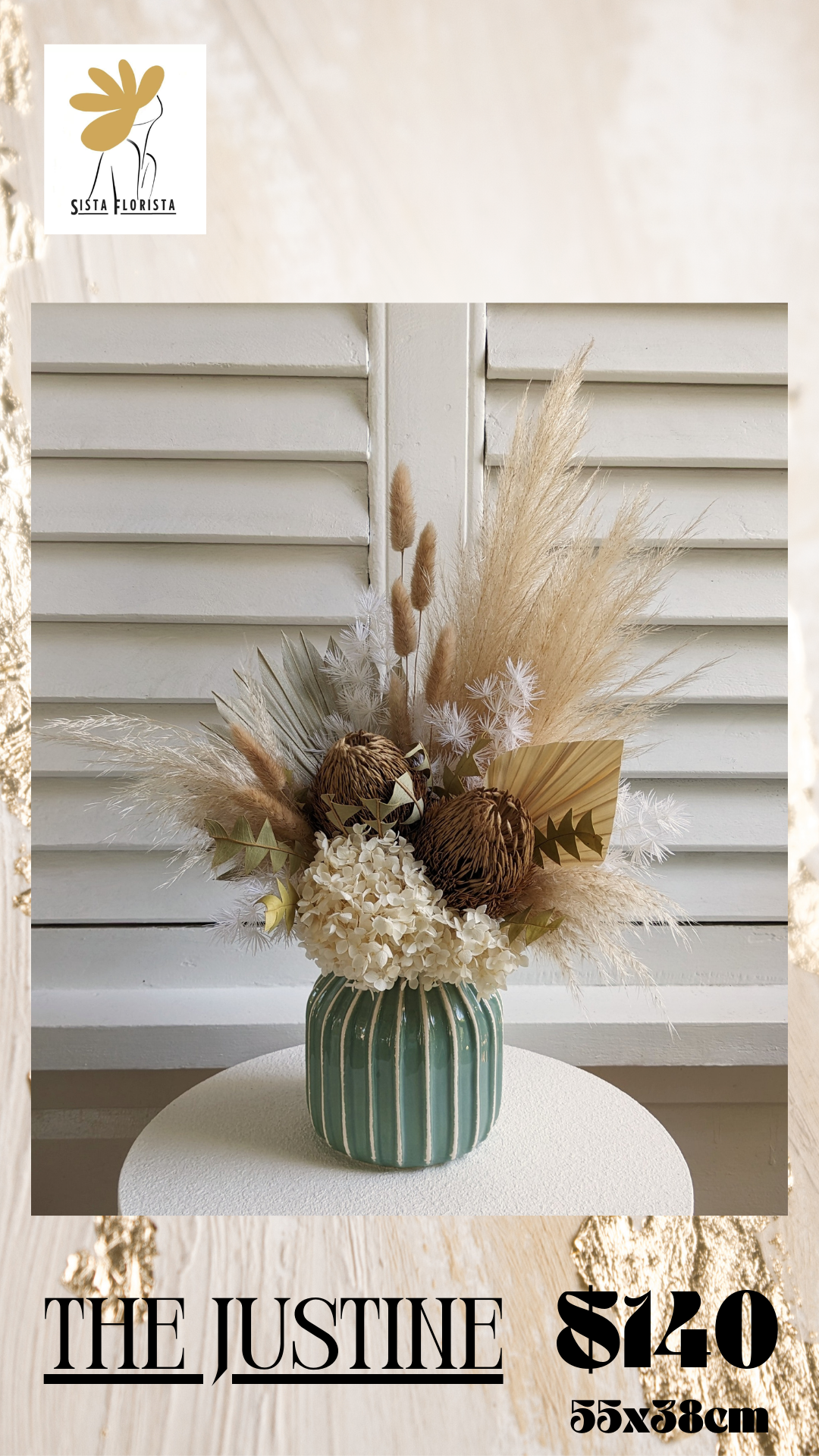 Arrangement JUSTINE (LOCAL DELIVERY ONLY)