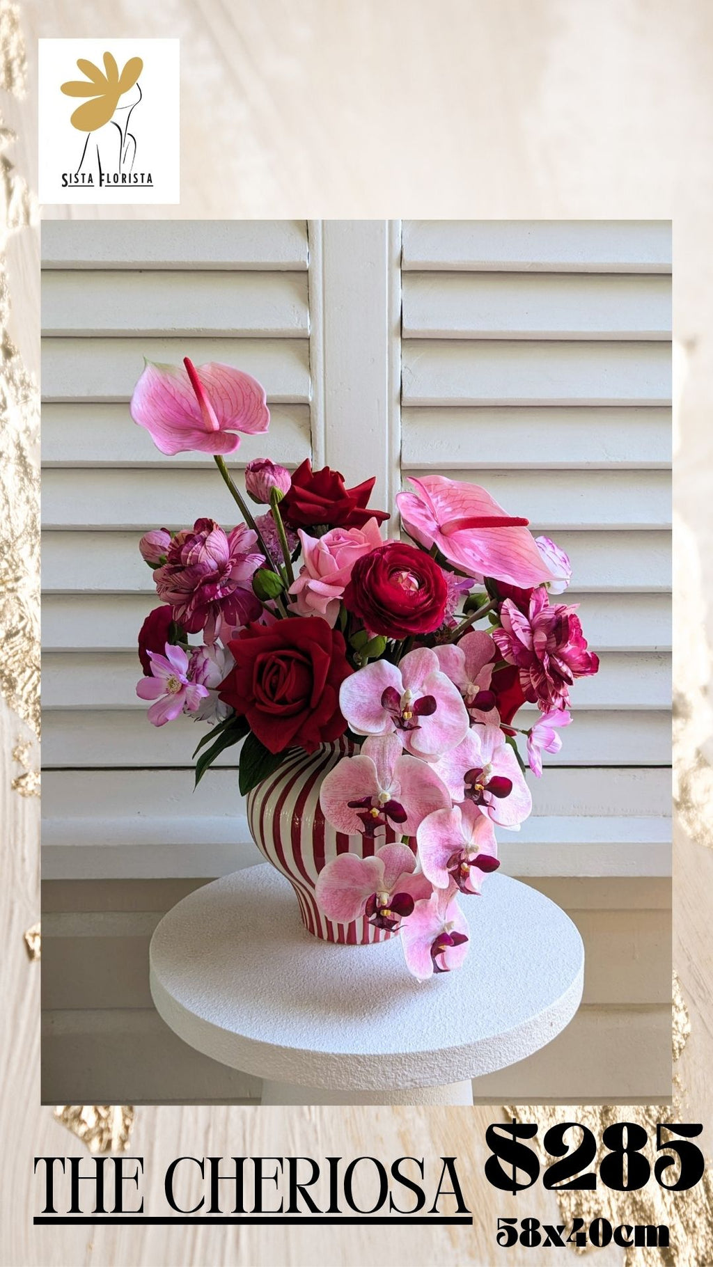 Arrangement CHERIOSA - (LOCAL DELIVERY ONLY)